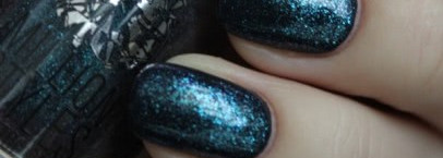 Essie Bobbing for Baubles + Catrice million style effect top coat C05 return of space cowboys