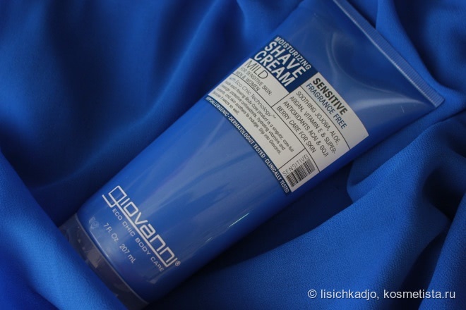 Крем для бритья Giovanni Moisturising Shave Cream Sensitive