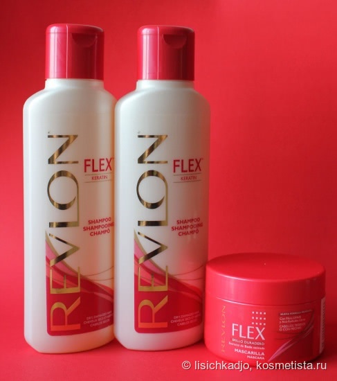 Сохраним цвет с Revlon Flex Keratin Shampoo & Healing Hair mask
