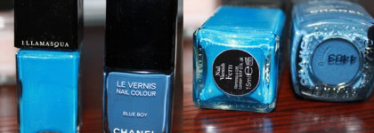 Балетки Chanel Blue Boy и Illamasqua Fern