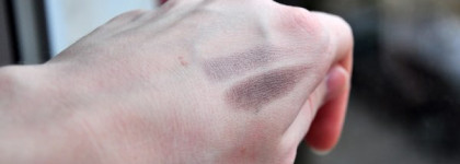 Кофейные тени Gоsh Matt Duo Eye Shadow (001 Brown Base) в сравнении с Lumene Arctic Duet (09 Sonnet for Autumn)