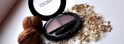 Кофейные тени Gоsh Matt Duo Eye Shadow (001 Brown Base) в сравнении с Lumene Arctic Duet (09 Sonnet for Autumn)