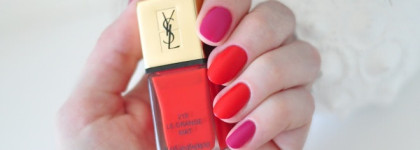 Матовое совершенство - YSL La Laque Couture #219 Le Fuchsia Mat и #213 Le Orange Mat