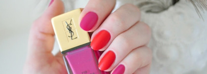 Матовое совершенство - YSL La Laque Couture #219 Le Fuchsia Mat и #213 Le Orange Mat