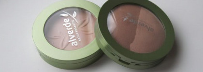 Гости из Германии: пудра Alverde Kompaktpuder  №030 и бронзер Alverde Gebackender duo-bronzer №10