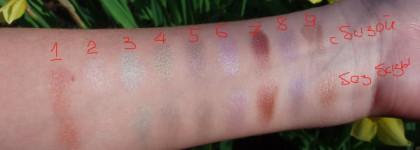 Мой первый подукт от TianDe Baked eye shadow City Chic №02