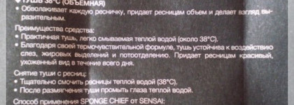 Тушь Sensai Mascara 38 C (volumising) и подводка Sensai Liquid Eyeliner