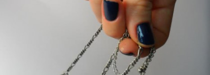 Зимний маникюр с  Dance Legend  №416 + Dotty top