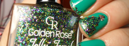 Новогодняя ёлка с Golden Rose Rich Color №18 + Golden Rose Jolly Jewels №106