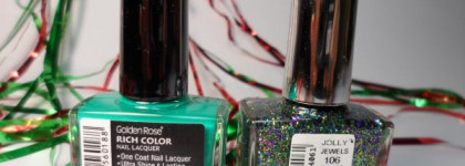 Новогодняя ёлка с Golden Rose Rich Color №18 + Golden Rose Jolly Jewels №106