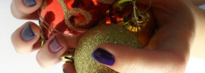 Двухцветный маникюр с лаками El Corazon "Charm and beauty" №896 и №867