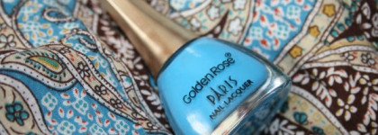 Небо на ногтях с лаком Golden Rose #204