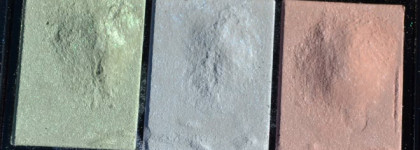 Shiseido Luminizing Satin Eye Color Trio BL215 Static - моя весна