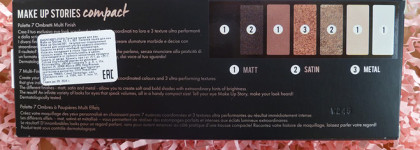 Back To Nude - палетка теней от Pupa Milano Make Up Stories Compact