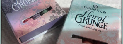 Две непОнятые мной милашки -  Essence Floral Grunge mini lipgloss set N01 , N02