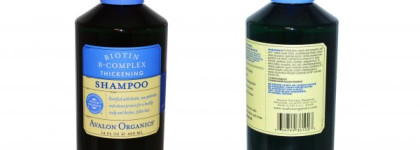 Avalon Organics, Biotin B-Complex Thickening шампунь и кондиционер
