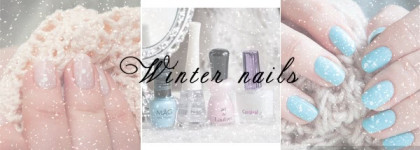 Winter nails. Две вариации зимнего маникюра