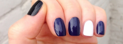 China Glaze Queen B и простой дизайн