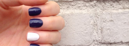 China Glaze Queen B и простой дизайн