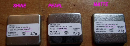 Моя коллекция теней Inglot