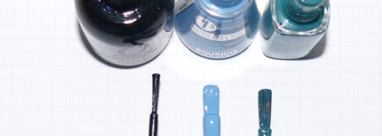 Konad и гель-лак Bourjois 1 seconde #08 Bleu water. Первые впечатления