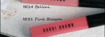 Блеск для губ Bobbi Brown High Shimmer Lip Gloss #14 Bellini & Bobbi Brown Lip Gloss #31 Pink Blossom