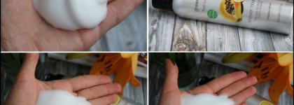 GreenLand fruit emotions Shower mousse - Мусс для душа Папайя-Лимон