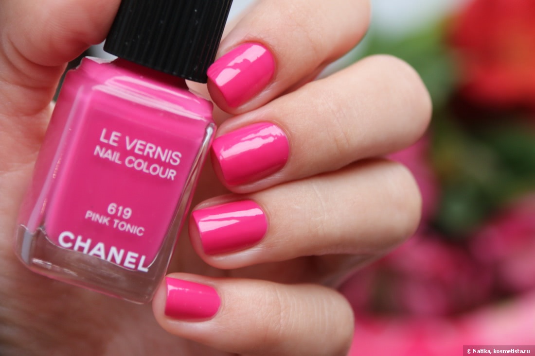 Chanel Le Vernis Nail Colour Pink Tonic #619