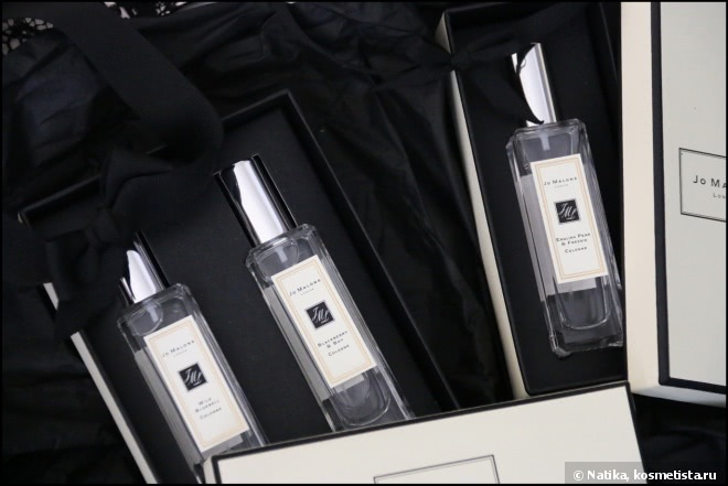 Ароматы Jo Malone - Wild Bluebell Cologne, Blackberry&Bay Cologne, English Pear&Freesia Cologne