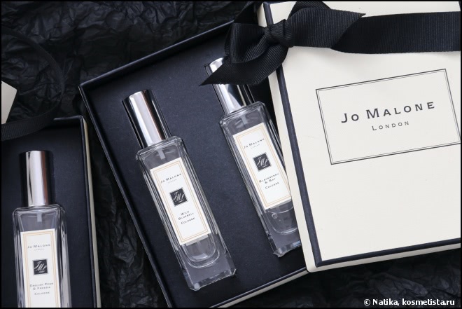 Ароматы Jo Malone - Wild Bluebell Cologne, Blackberry&Bay Cologne, English Pear&Freesia Cologne