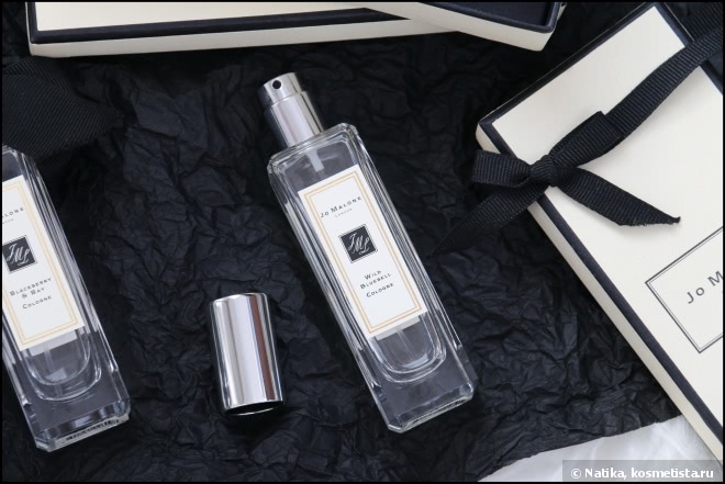 Ароматы Jo Malone - Wild Bluebell Cologne, Blackberry&Bay Cologne, English Pear&Freesia Cologne