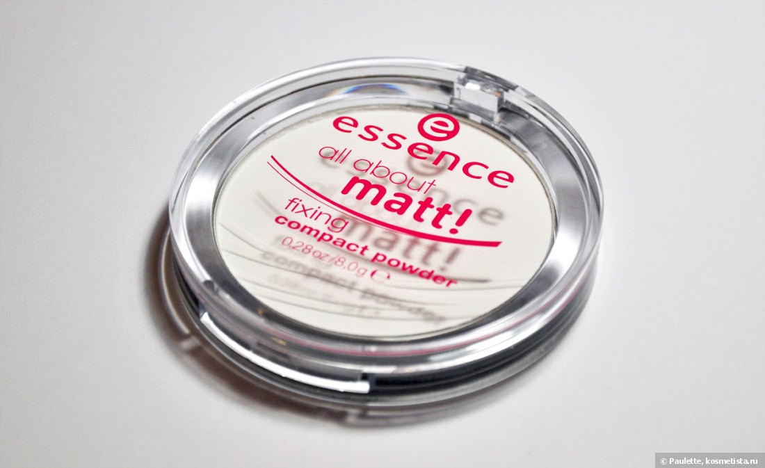 Essence All About Matt Fixing Compact Powder - мой новый маст-хэв
