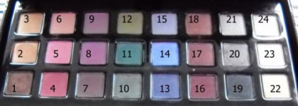 Тестирование "Палитра для Макияжа 54 оттенка и 5 аксессуаров для макияжа" серии "Couleurs Nature" от Yves Rocher