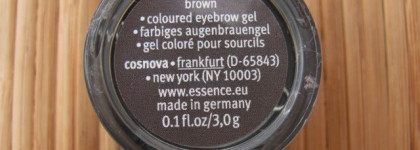 Брови из баночки - это модно с Essence Eyebrow gel colour & shape
