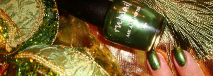 Лак для ногтей серии натуральных цветов «Ночная фиалка» №0722 и с металлическим оттенком №0752 «Северное сияние» Runail