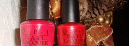 Пара любимок от OPI:  "Conquistadorable Color" NL E51 и "OPI Red" NLL72