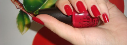 Пара любимок от OPI:  "Conquistadorable Color" NL E51 и "OPI Red" NLL72