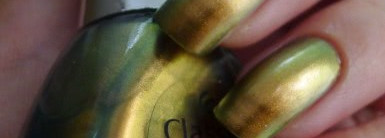 Удачный зелёно-золотой дуохром