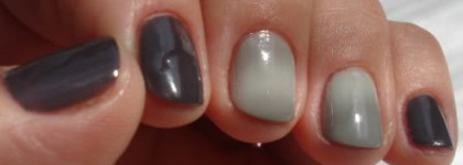 Двухцветный маникюр. Мои эксперименты