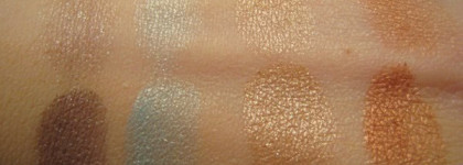 Неудачная палетка  Shiseido The Makeup Silky Eye Shadow Quad Q2 Earth and Sky