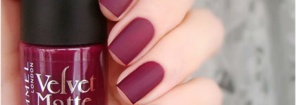 Марсала в матовом исполнении. Rimmel Velvet Matte Sumptuous Red