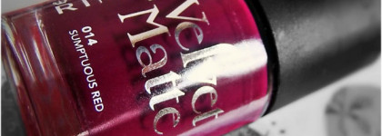 Марсала в матовом исполнении. Rimmel Velvet Matte Sumptuous Red