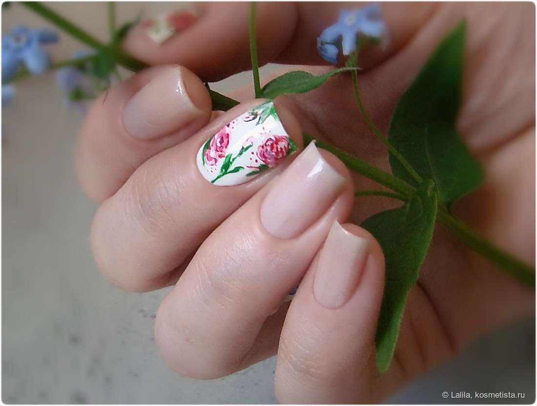 Дизайн ногтей с розами