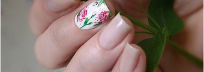 Нежный дизайн с розами. Фото-урок