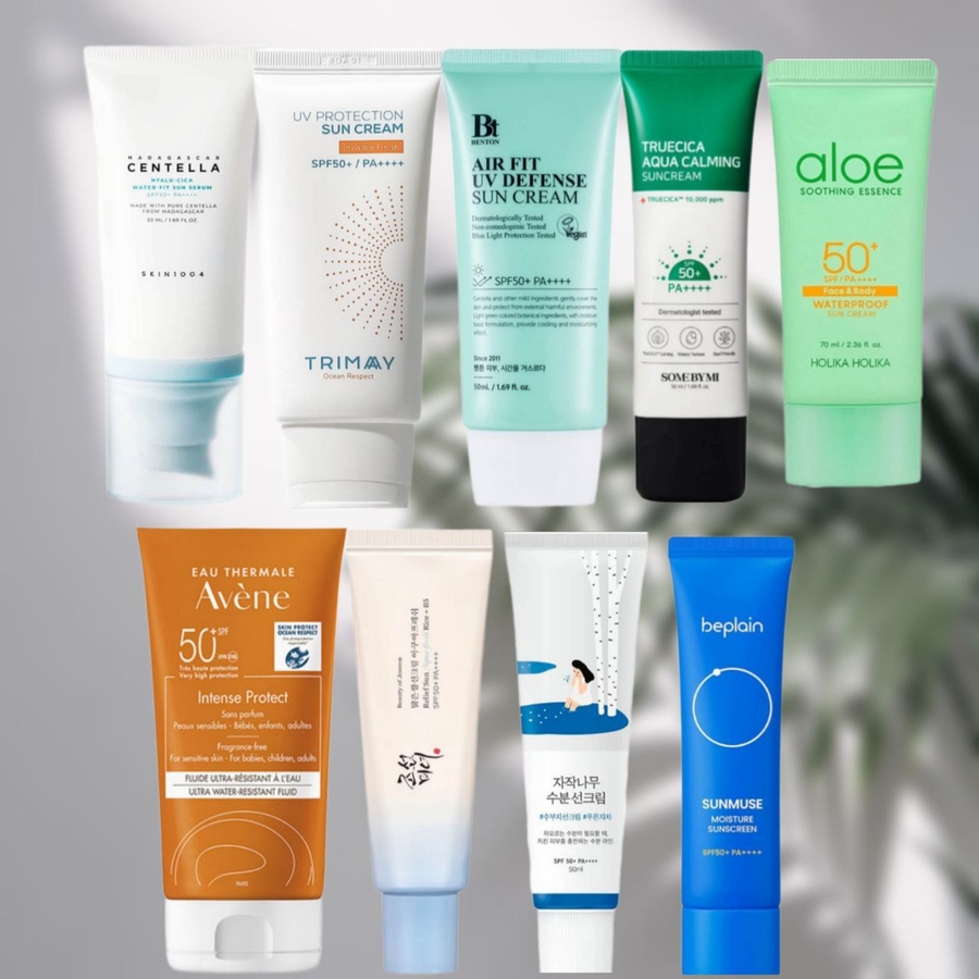 Здесь у меня в подборке исключен фильтр Parsol SLX (INCI: Polysilicone-15), так как, по отзывам, у многих он вызывает слезотечение.