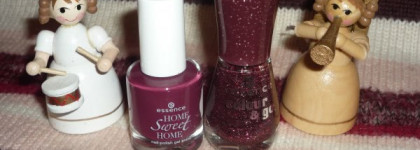 Просто музыка! Дуэт лаков Essence home sweet home nail polish gel shine №03 и Essence color & go №112