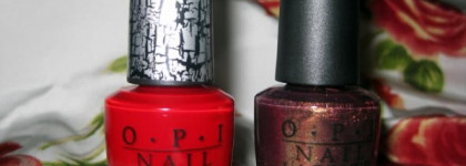 Два OPI из ларца... Rally Pretty Pink NL S19 и Red Shutter NL E55