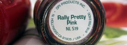 Два OPI из ларца... Rally Pretty Pink NL S19 и Red Shutter NL E55