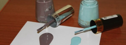 Шторм в голубой лагуне с лаками Revlon