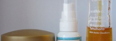 Мои кремы для лица: Рициниол базовый, Черный жемчуг и Lumene vitamin C+ Bright Skin Radiance Nectar